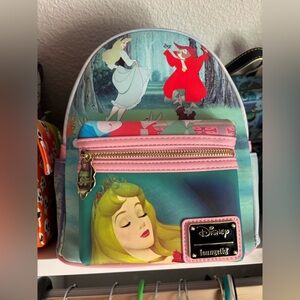 Loungefly Disney Princess Sleeping Beauty Scene Mini Backpack AL